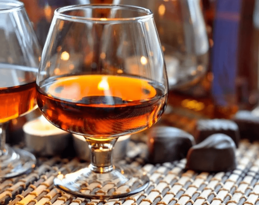 Afleiding van parasieten met behulp van cognac